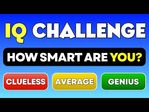 IQ Challenge! 😏 How Smart Are You? 🤔✅ | General Knowledge Quiz