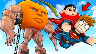 ROBLOX CHOP AND FROSTY CLIMB UDIN DIN DIN TOWER AND JUMP FROM TOP