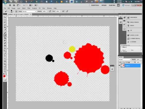 Adobe photoshop custom brush set and custom brush making tutorial
