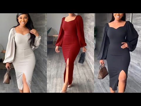 How To Cut And Sew Off Shoulder Fitted Dress With Front Slit.#cuttingandstitching,#dress,#howto