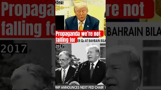 We’re not falling for this propaganda #Trump #Powell #Congress