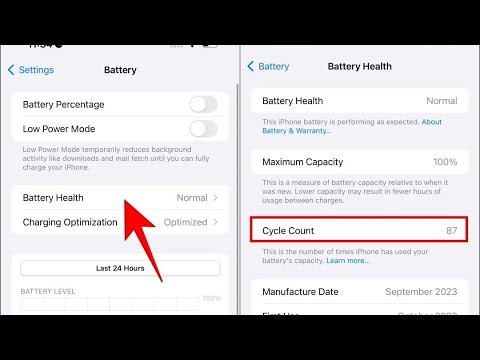 How to enable battery health cycle count new feature in Iphone Se ,XR ,11,12,13,14 Old   iPhone