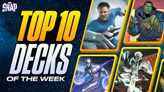 TOP 10 BEST DECKS IN MARVEL SNAP | Weekly Marvel Snap Meta Report #140