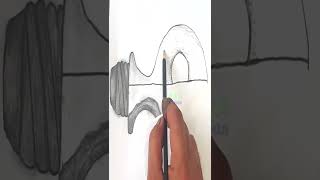Landscape in the lantern​ Drawing #short 36
