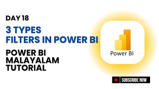 Day 18 - Types filters in power bi - POWER BI Malayalam Tutorial  @drnimishadavis