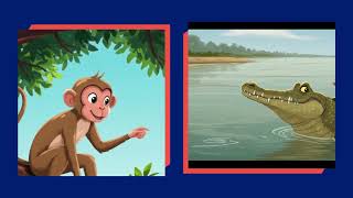 The Clever Monkey & the Foolish Crocodile | Buddhist Wisdom Story | Jataka Tales