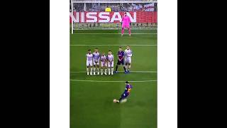 Leo Messi Iconic Freekick 🔥#leomessi #messi #football #lionelmessi #like #shorts #ytshorts