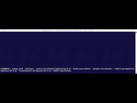 How To Build Ghostscript 9.22 on Solaris