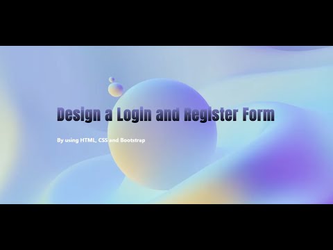 Login and Register Sliding Form Design | HTML, CSS, Bootstrap