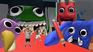 TODOS OS MONSTROS DA CRECHE DO BANBAN FICARAM MEGA ULTRA GIGANTES!!