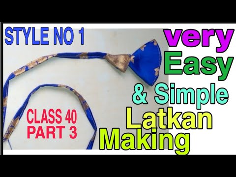Latkan Banane Ka Aasan Tarika Tassel Making Way Tutorial In Hindi Double Latkan Kaise Banaen InHindi