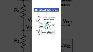 THRESHOLD REFERENCE #opamp #circuit #electronics #electronicsrd #electronicseducation