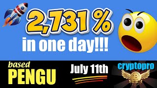 BASED PENGU Breakout VERTICAL Move! BASE CHAIN Memes Are About To EXPLODE! 😳💥🚩