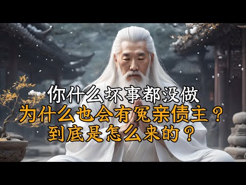 你什么坏事都没做，为什么也会有冤亲债主？到底是怎么来的？#陰德 #福德  #冤親債主