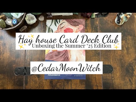 🎁✨ Hay House Card Deck Club Box // Summer '25 Edition 😎