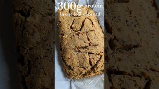 they call me the butcher I mean baker, I made protein bread from scratch and one loaf = 300G protein