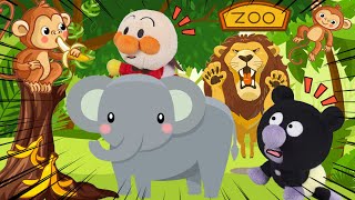 どうぶつえんに行こう！アンパンマンたちが動物園へお出かけして色んな動物たちと大騒ぎ！アンパンマンアニメanpanman anime