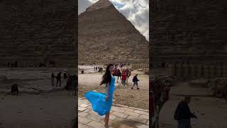 Hot Model Posing at the Pyramids 🔥🇪🇬 | Egypt Never Looked This Good!#HotModel #TrendingShorts #FYP