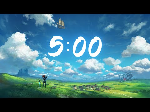 5 Minute Countdown Timer: TheFatRat Tribute 🌍⏳ (4K)