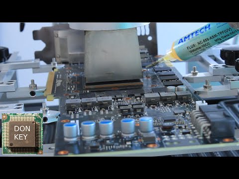 How to reflow a GPU from start to finish #2 reflow process and testing the repaired card