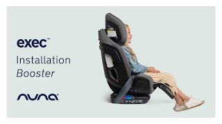 How to install Nuna EXEC car seat in Booster Mode | Tutorial