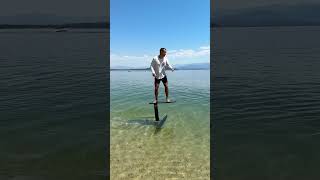 Fly by, fly high | pump foiling #shorts
