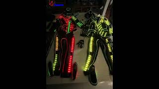 Fiber optic led MJ light-emitting dance costume