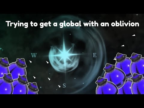 Trying to get a global with an oblivion Potion