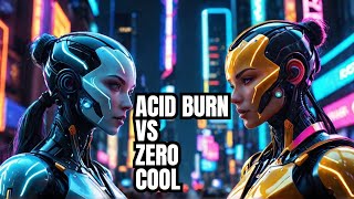 Epic Cyber Showdown: Acid Burn vs Zero Cool!