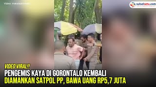 A wealthy beggar in Gorontalo was arrested again by the Public Order Agency (Satpol PP), carrying...