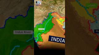 Indus River | India Map Animation | India's Facts | #shorts #shortfeed #indianrivers #viralshorts