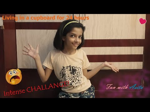 Living in a cupboard 🚪 for 24 hours Challenge | Pass or Fail | *Difficult😬 | Fun_with_Asita