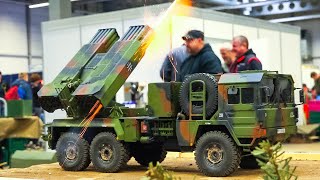 UNIQUE RC MODEL TANK COLLECTION!! RC TANKS, RC MILITARY TRUCKS, RC ARMY VEHICLES, RC LEOPARD