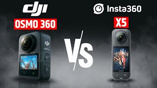 DJI OSMO 360 VS INSTA360 X5 - Battle of The Kings!