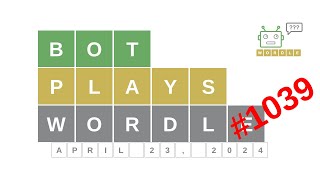 Apr 23, 2024 - Bot plays Wordle #1039 - How to guess today's word? Answer, hints, solution