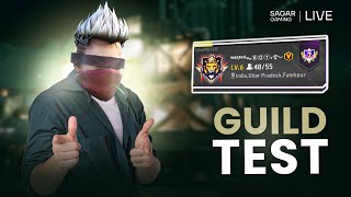 Free Fire Live Guild Test ||  1v2 Guild Test Live  #fflive #freefire #guildtest