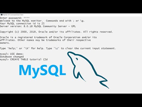 How to use the MySQL Command Line Client for running SQL commands. (Change color of MySQL console!)