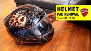 How to Replace Shoei Helmet Padding