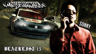 NFS MW 2005 - 擊敗黑名單15號！ Sonny｜P1｜HAWK｜Gameplay｜