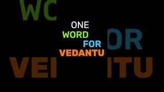 One Word For Vedantu 🔥 #vedantu