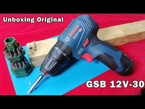 Bosch GSB 12V-30 Professional percussion drill driver unboxing|Unboxing GSB 12V 30|GSB12V-30