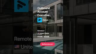 Outbound Account Executive (Remote) in Fathom  💸 $120K - $200K. Remote job in 🇺🇸 United States