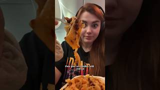 Everything I ate flying from China to America! #foodie #shorts #eating #china #travel #chinesefood