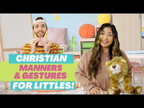 MANNERS & GESTURES FOR LITTLES | Christian Learning Videos