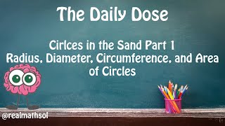 Circles in the Sand Part 1