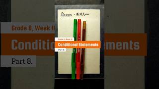 #Grade8, Week 16.  #ConditionalStatements, Part 8. Inverse statement