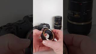mount adapter for canon EF to R , part 1 - how to attach it