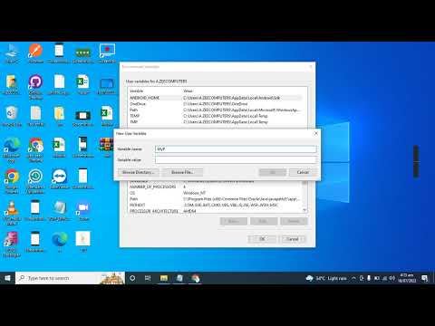 How to Add or Edit Environment variables in window 10