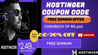 Hostinger Coupon Code 2023 | hostinger discount coupon code