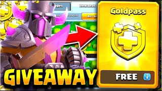 coc gold pass giveaway #clashofclans #coc #giveaway